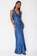 Cassiopeia Open Back Maxi Dress Navy